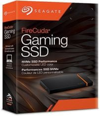 Seagate FireCuda Gaming SSD disk 500GB USB 3.2 Gen 2x2 (STJP500400)