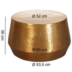 Bruxxi Kavna mizica Faus, 60 cm, zlata