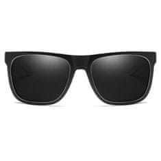 Dubery Newton 4 sončna očala, Black & White / Black