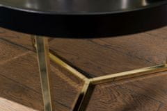 Bruxxi Kavna mizica Hira, 58,5 cm, črna/zlata