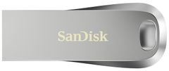 SanDisk Ultra Dual Drive Luxe USB ključek, 64 GB, srebrn