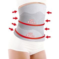 Lanaform Mass & Slim Belt pametno oblačilo za hujšanje, masažo in oblikovanje postave, belo, L