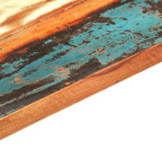 Greatstore Kvadratna mizna plošča 80x80 cm 25-27 mm trden predelan les