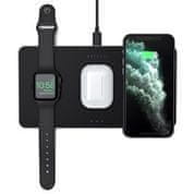  Satechi Trio Wireless Charging Pad (Apple Watch, Airpods, iPhone), črna 