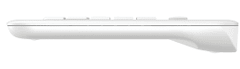 Logitech K400 Plus brezžična tipkovnica, bela