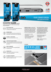 My Screen Protector Diamond Glass Edge 3D steklo za Huawei P40 Pro, kaljeno, črn