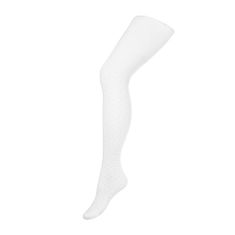 NEW BABY Otroške bombažne nogavice 3D bele s pikami - 152 (11-12r)