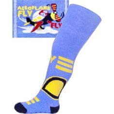 Zaparevrov Bombažne nogavice z modro muho letala ABS