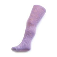 NEW BABY Otroške žakardne nogavice vijolične barve, 92 (18-24m)
