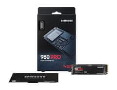 Samsung 980 Pro SSD disk, 500 GB, M.2, PCI-e 4.0 x4 NVMe, 80 mm
