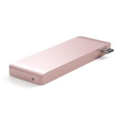Satechi Pass-Through USB-C hub, 5 vhodov, Rose Gold
