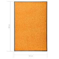 shumee Pralni predpražnik oranžen 60x90 cm