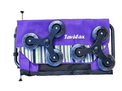 Tavalax Nakupovalni voziček, vijolična, zložljiva