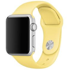 4wrist Silicone band for Apple Watch - Yellow 42/44 mm - S/M