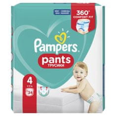 Pampers Pants 4 (9-15 kg) Carry Pack hlačne plenice, 24 kosov