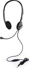 Port Designs Connect Stereo headset slušalke z mikrofonom, črne