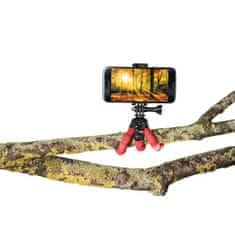 Hama Flex mini foto stojalo za pametni telefon/GoPro, 14 cm, rdeče