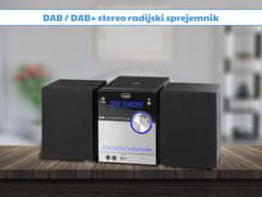 HCX 10D8 glasbeni Hi-Fi sistem, DAB/DAB+, Bluetooth