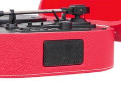 Trevi TT 1020 Sally prenosni gramofon, Bluetooth, rdeč