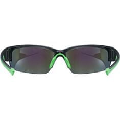 Uvex Sportstyle 215 sončna očala, mat črno-zelena