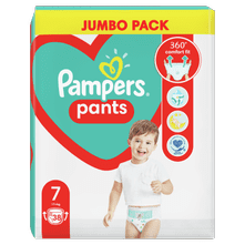 Pampers Pants hlačne plenice, Velikost 7, 17 kg+, 38 kosov