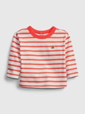 Gap Dojenčki Majica nep stripe ls top 0-3M