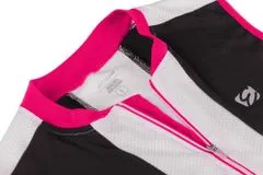 Etape ženski kolesarski dres Pretty, M, črna/roza