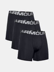 Under Armour Bokser spodnjice UA Charged Cotton 6in 3 Pack-BLK M