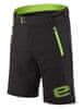 Freedom moške kolesarske hlače, črno-zelene, L