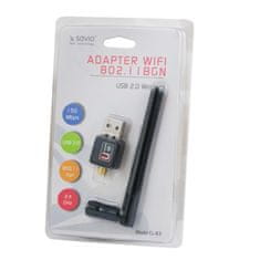 SAVIO USB WIFI adapter z anteno 150Mbps