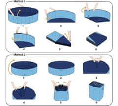 Kompetentnost Zložljivi bazen za kužke in otroke (80cm x 20cm)