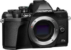 Olympus kompaktni digitalni fotoaparat E-M10 III S Body Black, črn