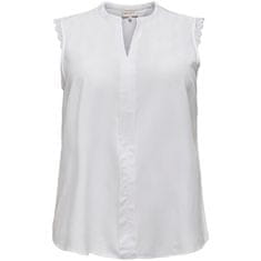 Only Carmakoma Ženska bluza CARMUMI 15187018 White (Velikost 3XL)