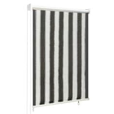 shumee 312679 Outdoor Roller Blind 60x140 cm Anthracite and White Stripe