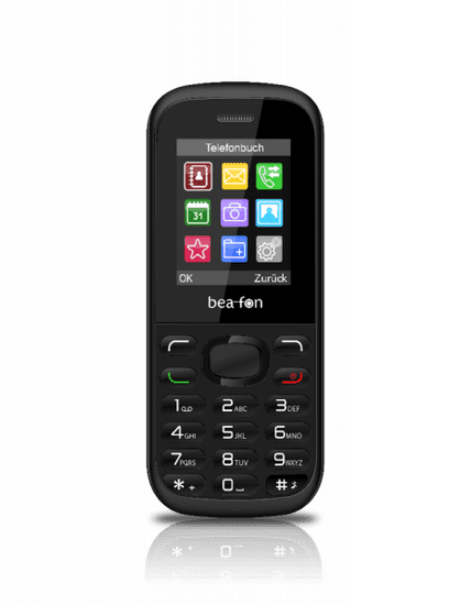 Beafon C70 GSM telefon, črn