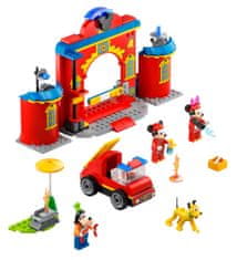 LEGO Disney Mickey and Friends 10776 Gasilski dom in avto za Mickeyja in prijatelje