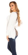 Amiatex Ženski pulover 71659, bela, UNIVERZáLNí