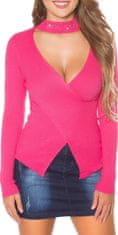 Amiatex Ženska bluza 72156, roza, UNIVERZáLNí