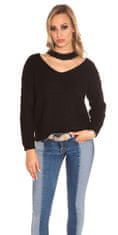 Amiatex Ženska bluza 72215, črna, UNIVERZáLNí