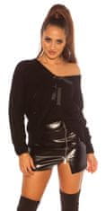 Amiatex Ženska bluza 72208, črna, UNIVERZáLNí