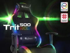Genesis Trit 500 RGB stol, črn