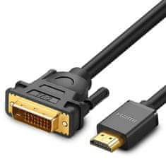 Ugreen HD106 kabel HDMI - DVI 1m, črna