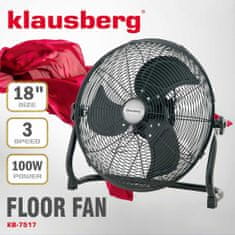 KINGHoff ventilator ventilator talni krožnik 100w klausberg kb-7517