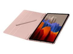 Samsung Book Cover Tab S7+/S7 FE ovitek, roza (EF-BT730PAEGEU)