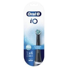 Oral-B iO Ultimate Clean glava ščetke, črna, 4 kosi 