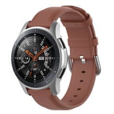 BStrap Leather Lux pašček za Huawei Watch GT/GT2 46mm, brown