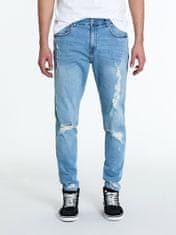 Piazza Italia Moške jeans hlače Torleif svetlo modra M