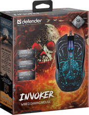 Defender Invoker GM-947 optična gaming miška, 1200-3200dpi, 5 gumbov