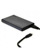 Port Designs HDD/SSD ohišje za vgradni disk, 6,35 cm (2,5"), USB-C, SATA