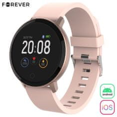 Forever ForeVive Lite SB-315 pametna ura, Bluetooth 5.0, Android + iOS aplikacija, IP67, roza-zlata